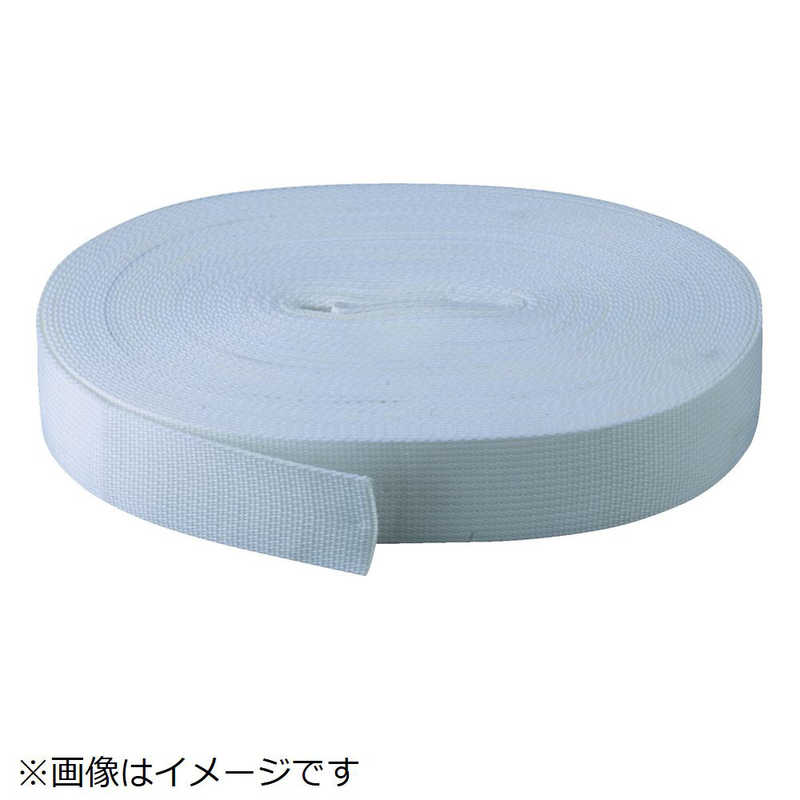 トラスコ中山　PPベルト幅50mmX長さ50m 白　PPB5050