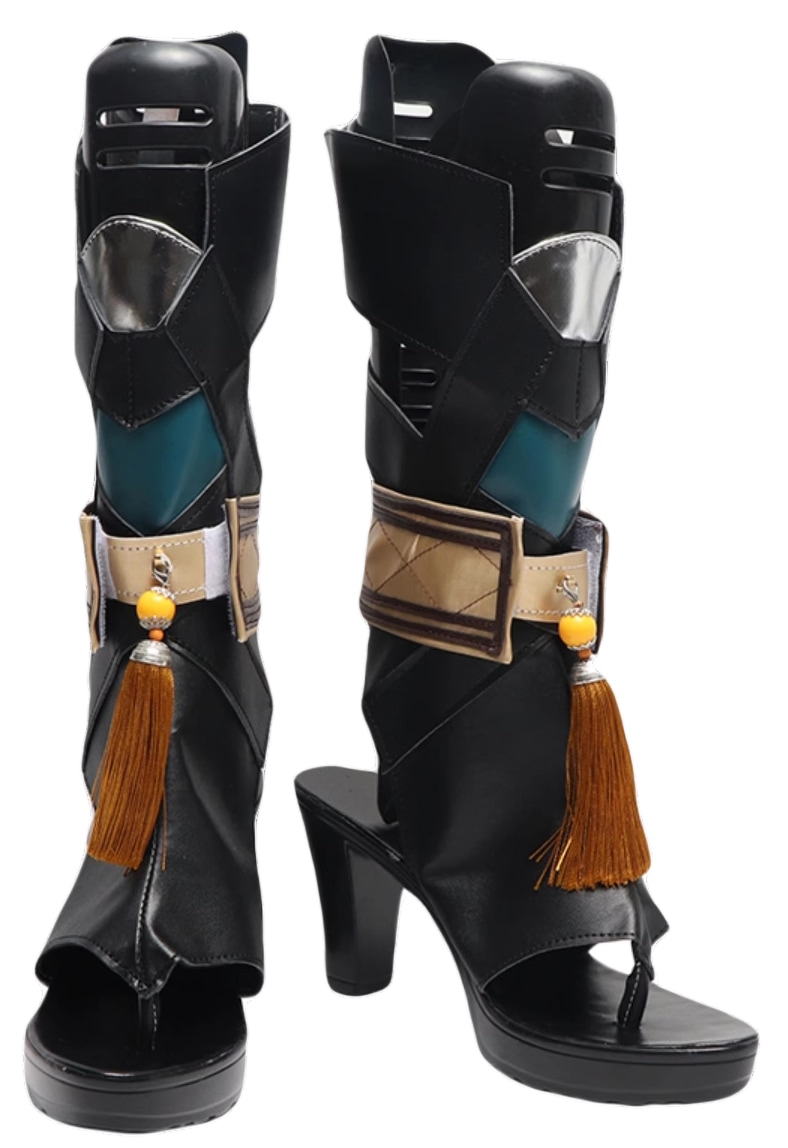 コスプレ靴 寒鸦 ブーツ コスプレ 演出服 アニメ 祭り ハロウィン クリスマス 学園祭 文化祭 仮装