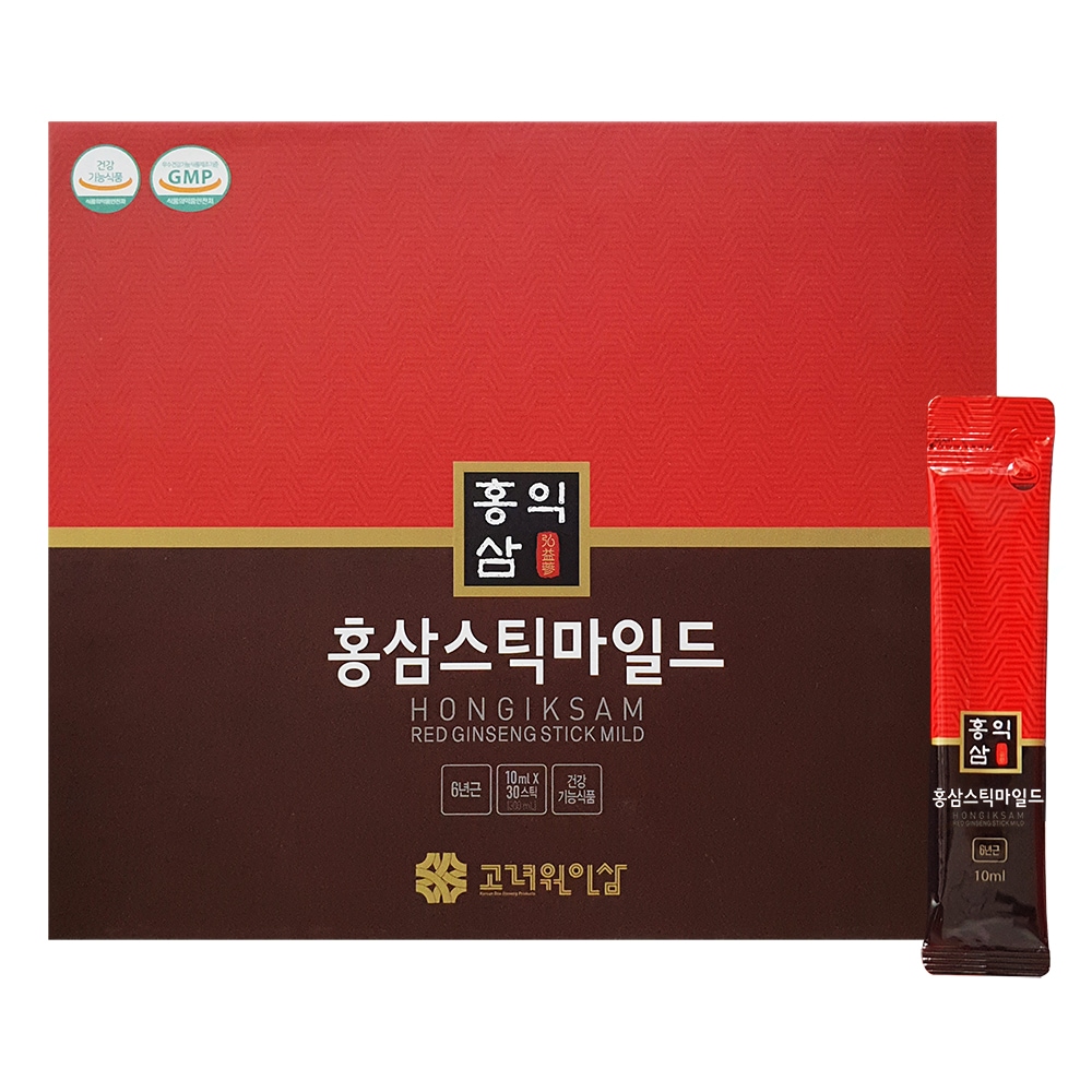 韓国HONGIKSAM紅人参スティックマイルド10mlx30P(300ml)