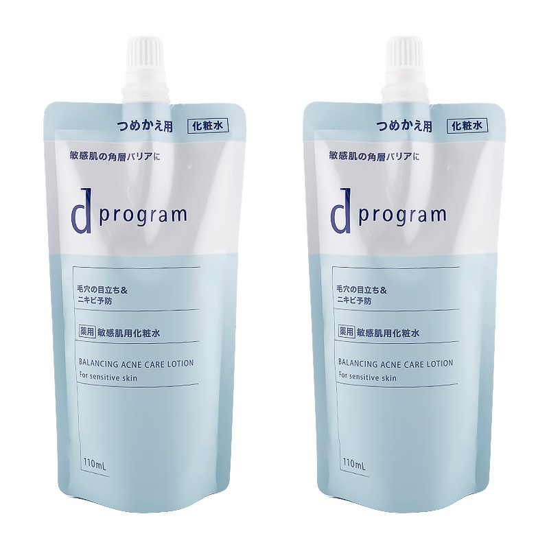 [2個セット]バランス&アクネケア ローション EX レフィル 110ml 詰め替え用 敏感肌用化粧水 無香料 無着色[医薬部外品][ギフトラッピング対応]