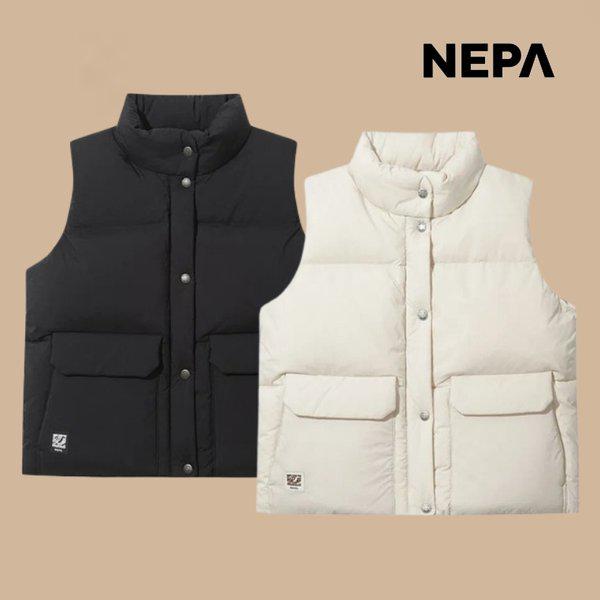 女性アウトドアヘリテージパディングベストパーカーグースダウン7L81360