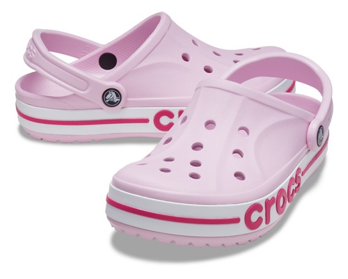 CROCS 205089-6TG-M5 バヤバンド クロッグ（バレリーナピンク/キャンディピンク・サイズ：M5/W7(23.0cm)） 2050896TGM5