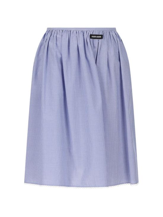 MIU MIU Women Mid Skirts MG2425 187GF0AZ1 Bianco