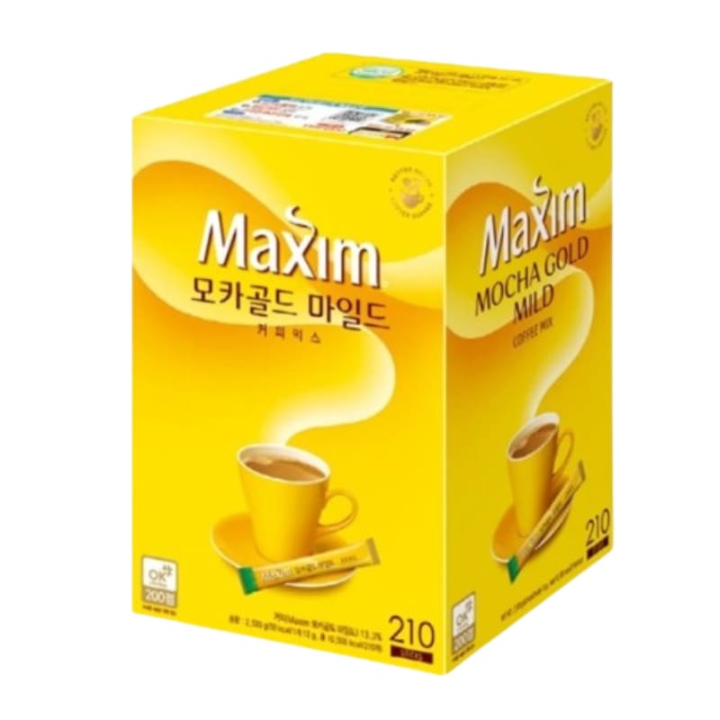 モカゴールド マイルド コーヒーミックス 12g x 210本入 韓国インスタントコーヒー 大容量 お徳用 スティックタイプ マイルドな味わい おうちカフェ 業務用 韓国人気商品