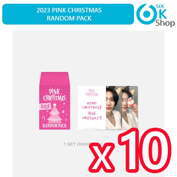 10個買ってお得+ RIIZE- PHOTOCARD RANDOM PACK [ 2023 PINK CHRISTMAS MD ] 公式グッズ 7,812円