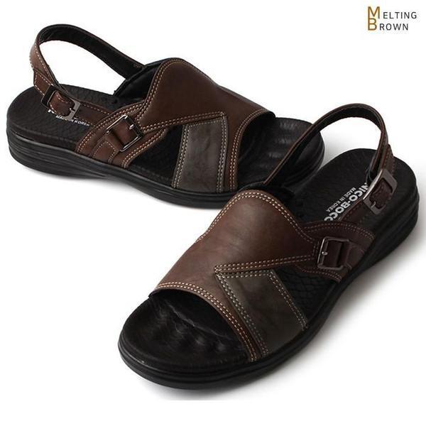 メンズサンダル メンズレザーサンダル 水遊びサンダル MK01