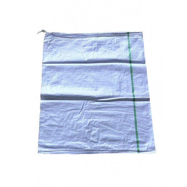 PE土のう袋 グリーンライン 砂入れ用 400枚 480mmｘ620ｍｍ