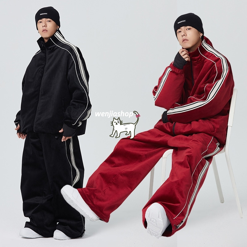 スノーボードウェア 上下セット メンズ レディース 男女兼用 2023 2024新作 パンツ ジャケット アウター スノボウェア スノーウェア スキーウェア スノボーウェア 韓国風 防風 防水 防寒