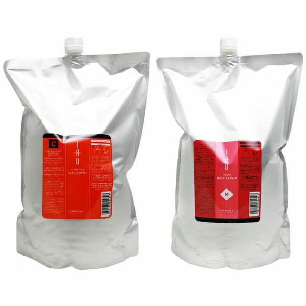 イオ クレンジング クリアメント 2500ml 詰替え用 & クリーム メルトリペア トリートメント 2500ml 詰替え用 セット