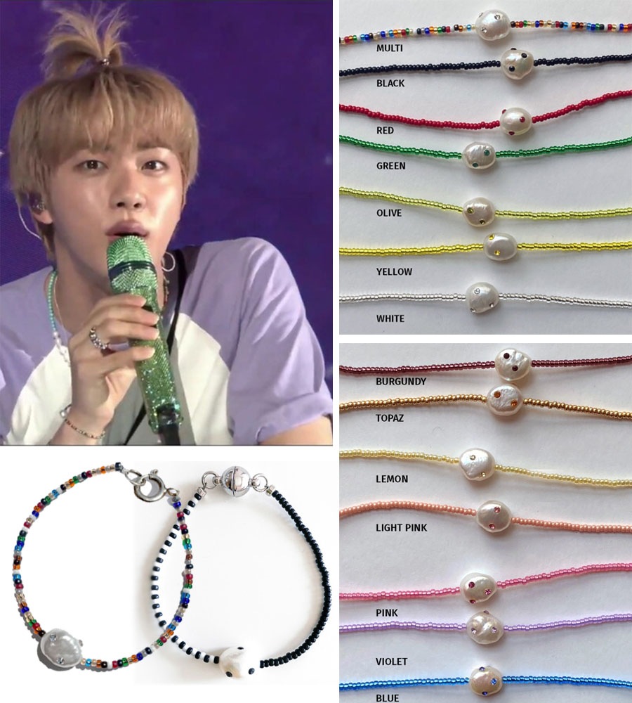 PEARLSONATEPEARL BTS ジン着用Polka Poka Bracelet 14色