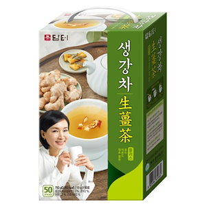 韓国伝統茶 生姜茶 プラス 15g x 50T 健康茶 スティック包装 血行促進 しょうが 韓国茶 お茶 韓国人気