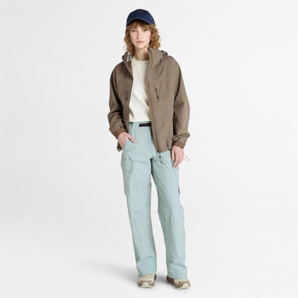 女性用ハイキングパンツ スカイブルー A5ZFU EYM