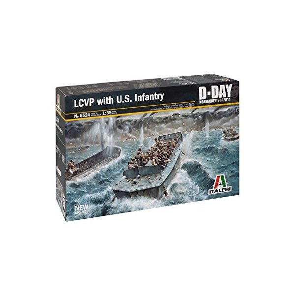 Italeri 510006524-1:35 LCVP with US Infantry 並行輸入品 21,312円