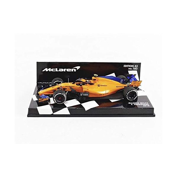 Minichamps 537184302 Collectible Miniature Car - Orange/Blue 並行輸入品