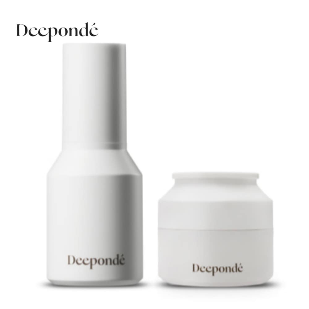 ディポンデ シグネチャーオリジン100 アンプル 50ml + オリジン 100 クリーム 50ml 肌弾力 100時間 保湿 毛穴タイトニング 無刺激 ビーガン アンプル