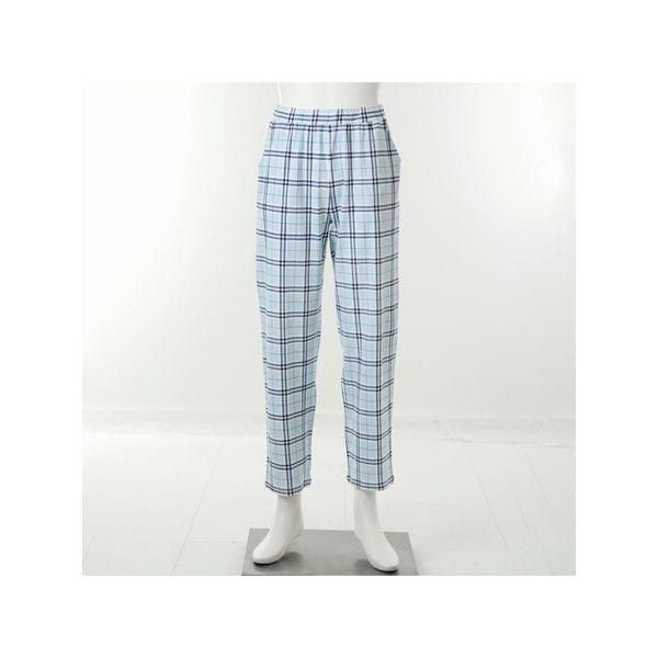 ビーナス正常面スパンチェックナ염男性下着男性パンツパジャマVEVP101M BU C_P413632173