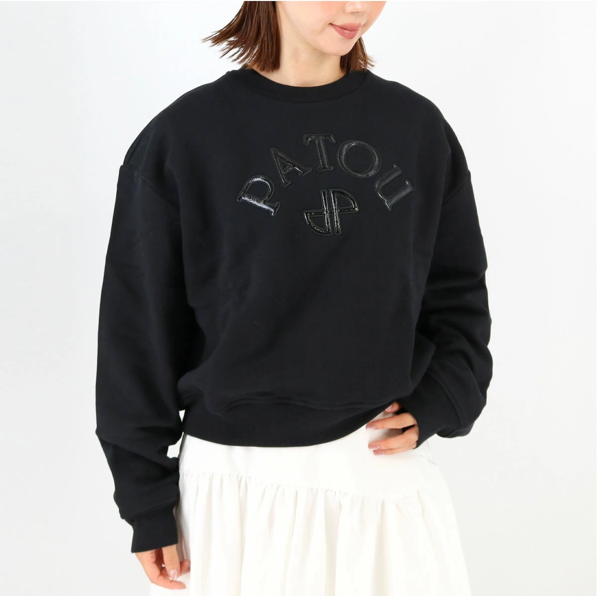 ロゴスウェット JE1999995 PATOU VINYLE SWEATSHIRT 長袖 クルーネック　トレーナー 裏起毛 ブランド