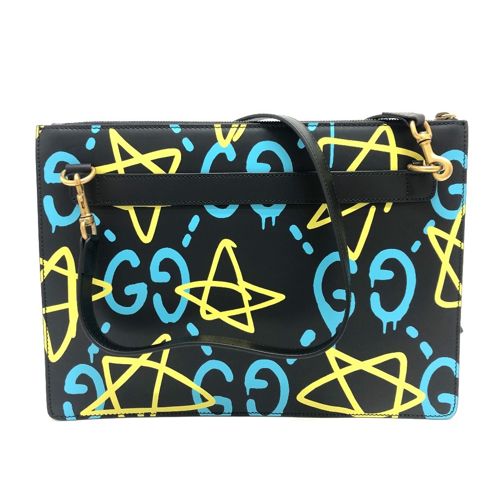 ショルダーバッグ 429004 ゴースト クラッチ 2WAYバック ショルダーバック カバン バック レザー ブラック