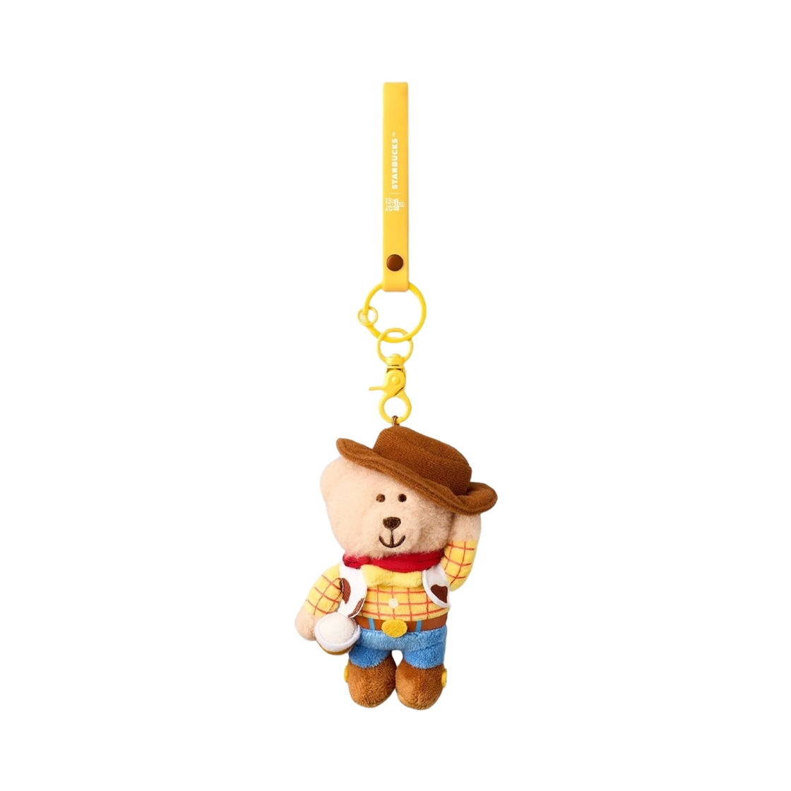 【Starbucks】 Toy Story 5 MD Woody Bearista Keychain Yellow キーリング 正規品