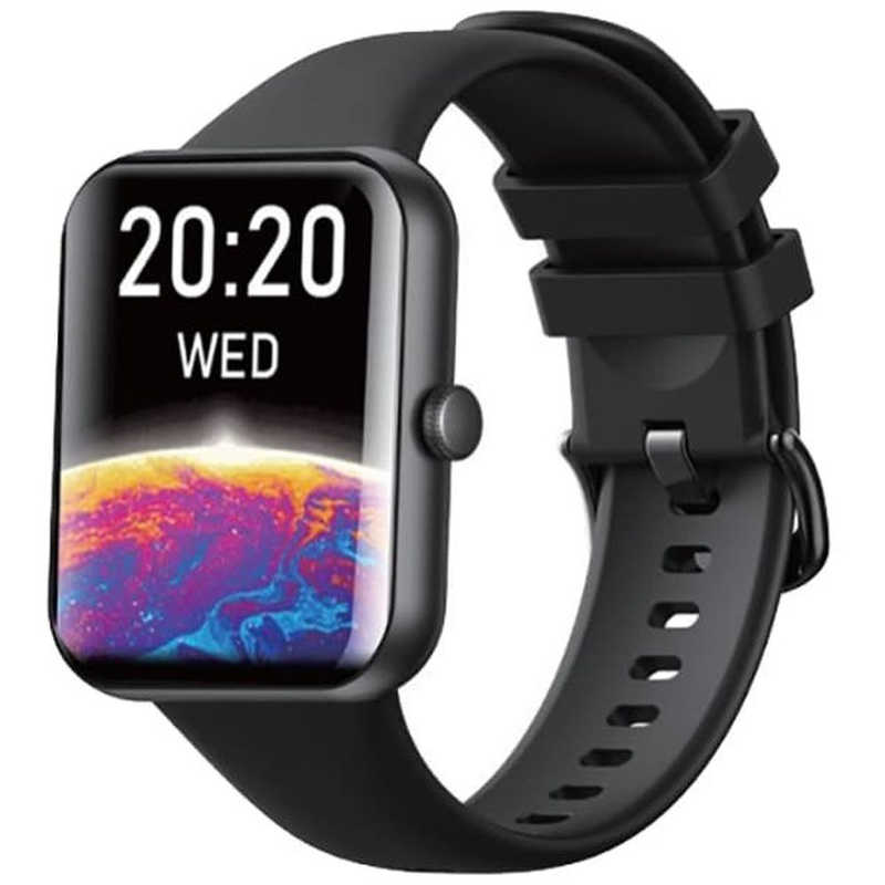 アリアス　スマートウォッチ HSシリーズ スクエアF型 ブラック　WW22007BK