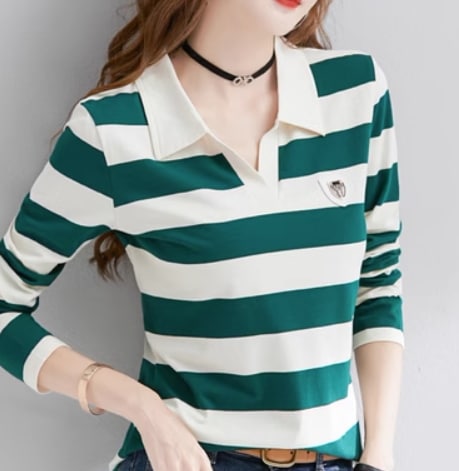 トップス デート モテアイテム カットソー 長袖 ラガートップス ボーダー柄 コットン 大人可愛い きれいめ 上品 おしゃれ かっこいい 大人可愛い ラブリー キュート ガーリー クール モード系