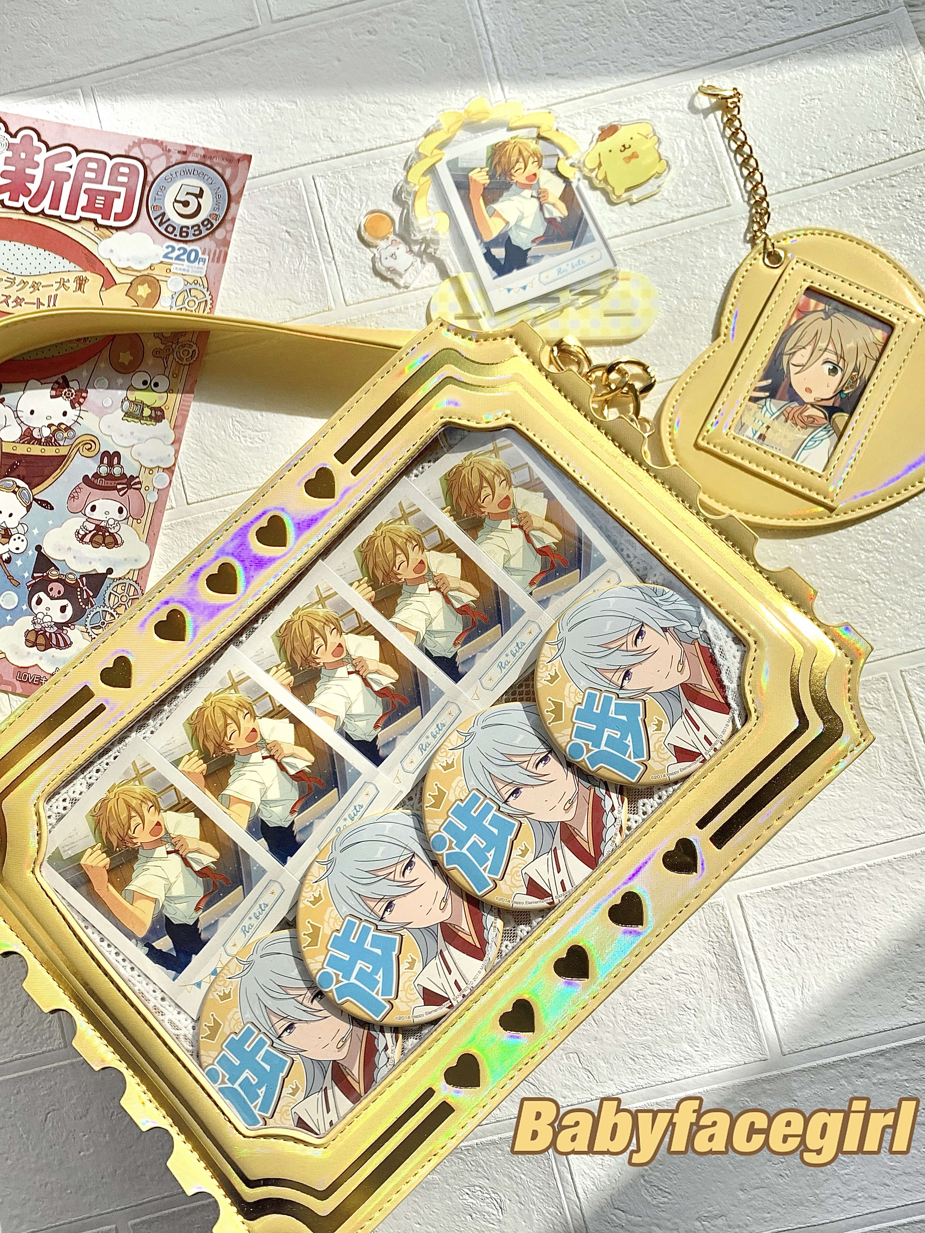 痛バッグ スタンプペインバッグレーザーワンショルダーメッセンジャーツーショルダーバジ透明多用途 痛バ期間限定で30％オフの価格です 5,771円