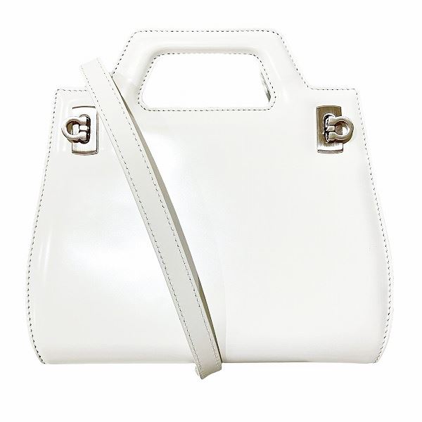 フェラガモ AU-21 3485 ワンダ バッグ ハンドバッグ ショルダーバッグ 【中古】