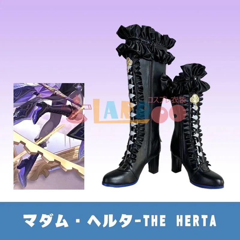 2026 新作 L 崩壊 スター レイル HonkaiStarRail マダム ヘルタ TheHerta コスプレ 靴 ブーツ コスチューム cosplay