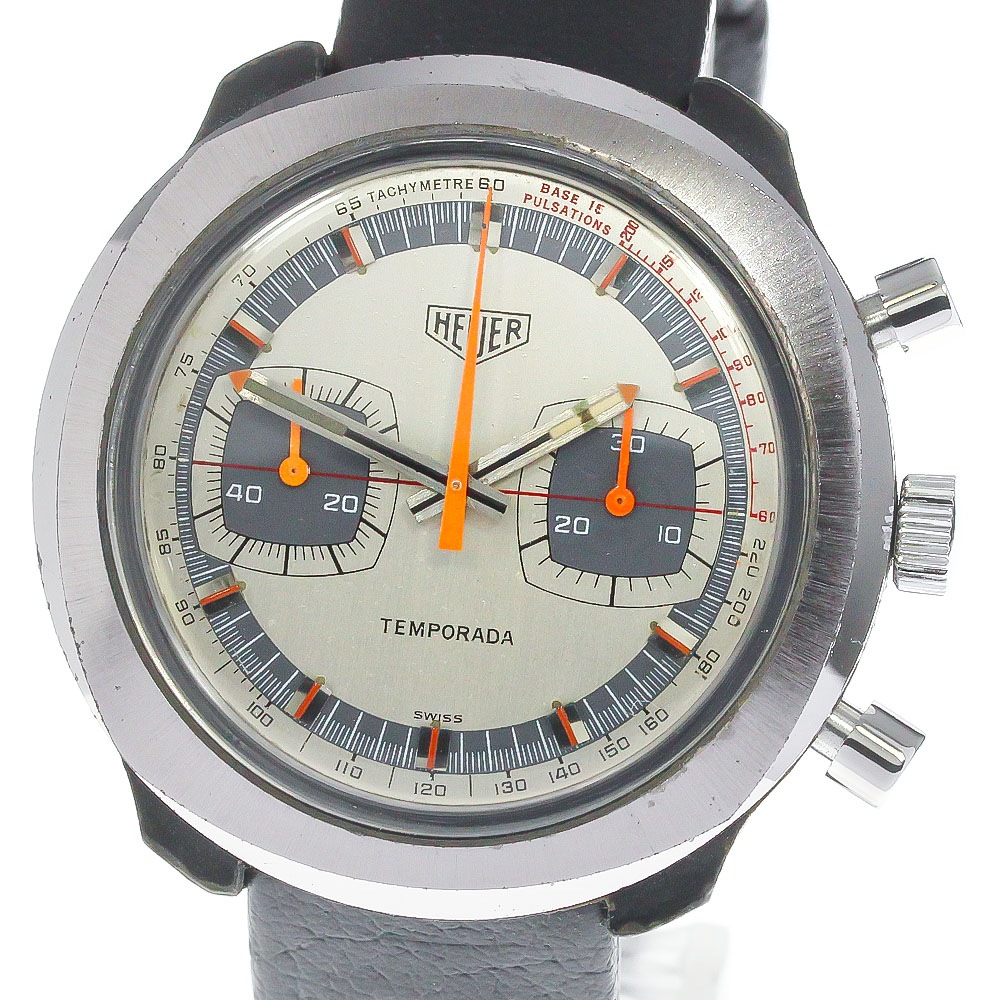ホイヤー Heuer 733.809 テンポラーダ ヴィンテージ クロノグラフ 手巻き メンズ _775471【中古】