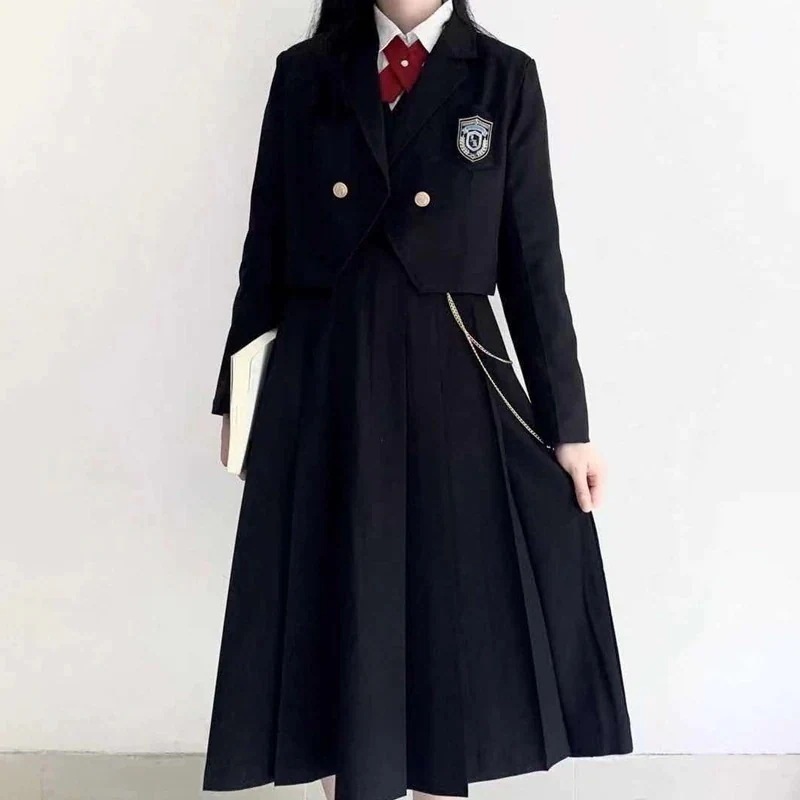 ス一ツ文化祭 学園祭セーラー服 入学式 スクール 制服 女子高生 高校生　学生服韓国ファッション 高校jk制服 2点セット キャンパス風 学校風男女ブレザー上着男女オリジナルJK制服多色スーツコートバ 7,440円