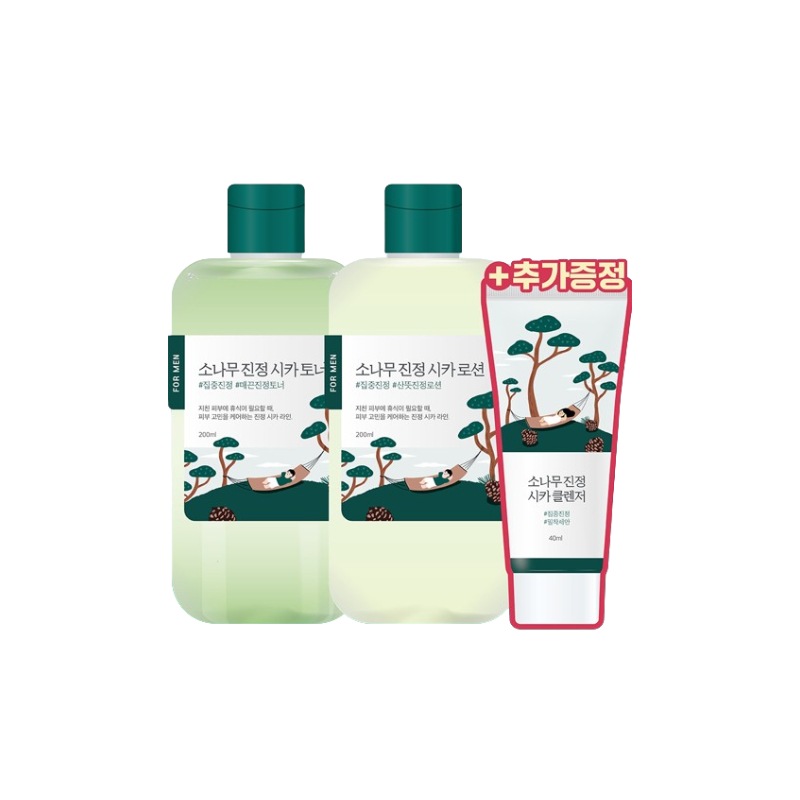 フォーメン 松の木 鎮静 トナー/ローション 2種セット(+クレンザー 40ml 贈呈)
