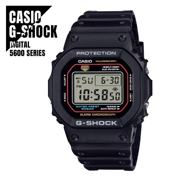 【即納】 CASIO カシオ G-SHOCK Gショック Iconic Styles DW-5600RL-1 ブラック 初代G-SHOCKカラー メンズ 腕時計 8,745円