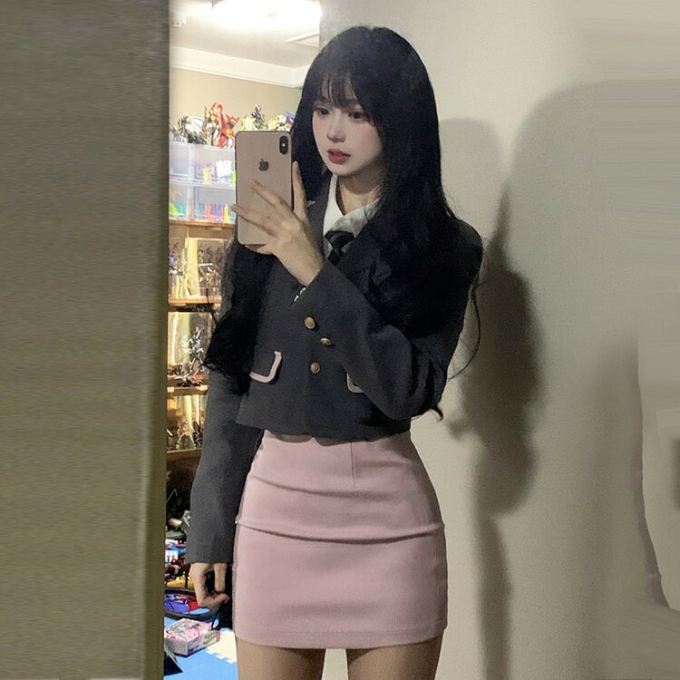 3点セット 学生服 レディース セットアップ 学生制服 スクール 学校 ガールズ 高校生 大学生 衣装 中学生