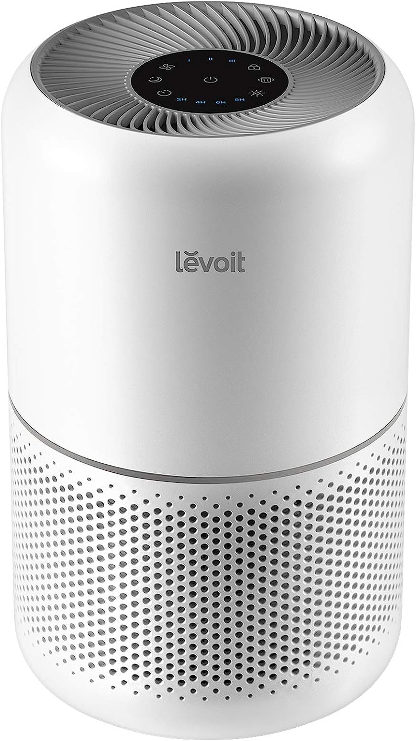 Levoit Core 300 Air Purifier, White, 355.8 sq ft, 106.8 sq ft, Pollen Protection, Double Filtration,