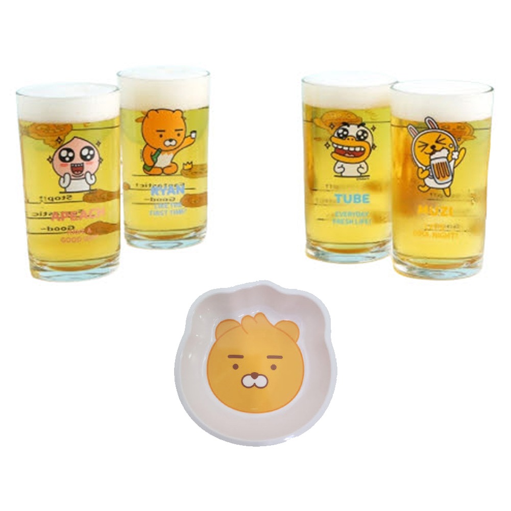 KAKAO FRIENDS Mini Clear Glasses For Alcohol Drink