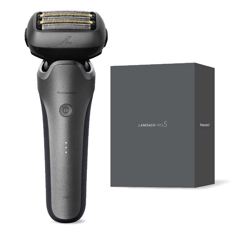 パナソニック　Panasonic　メンズシェーバー ラムダッシュPRO5 ［5枚刃 / AC100V-240V］ チタンシルバー　ES-L551U-S