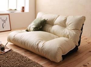 日本製 フロアリクライニングソファ 2人掛け ふかふかの座り心地 14段階リクライニング 13,536円