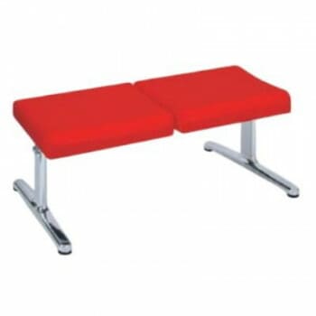 高田ベッド製作所 フロン（二人掛） ソファー 座幅43（全幅57）x長さ95x座高40cm レッド TB-1145-01