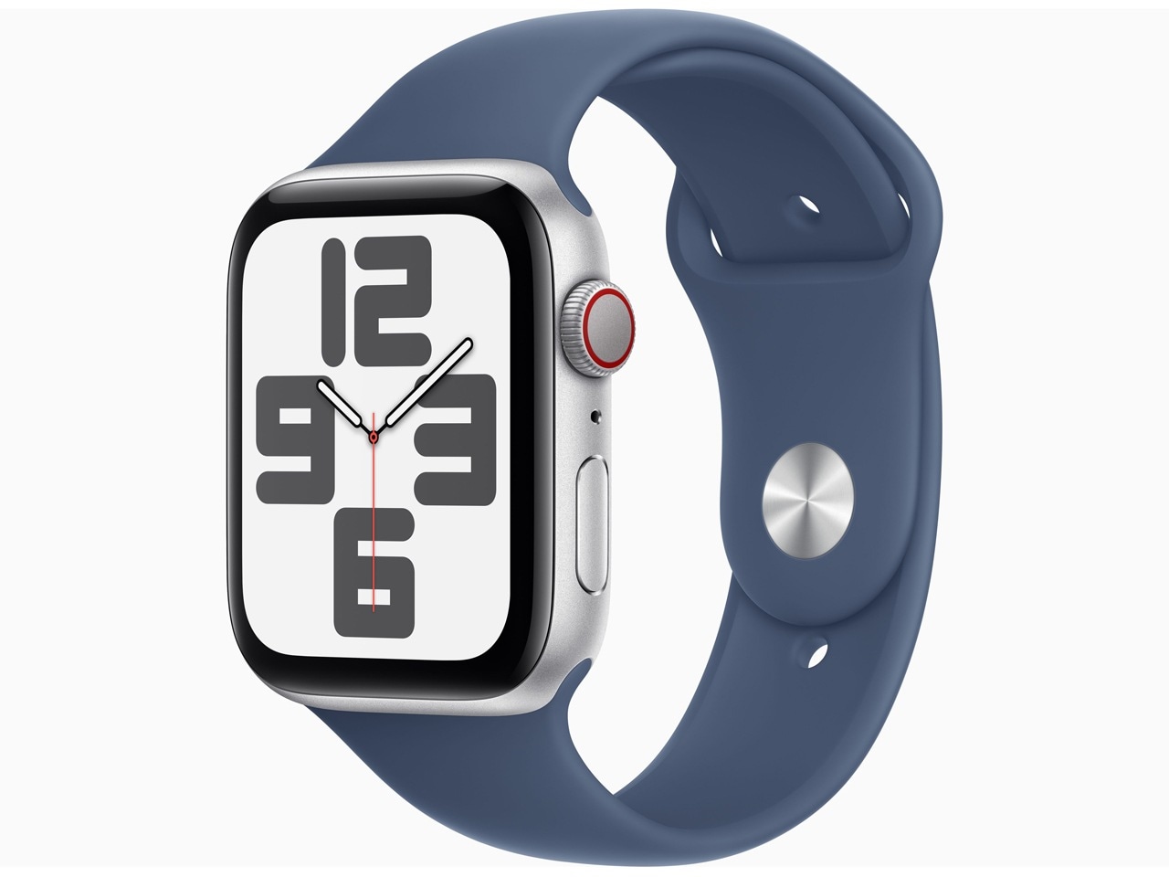 Apple Watch SE 第2世代 GPS+Cellularモデル 44mm MXGQ3J/A [シルバー・デニムスポーツバンド M/L]