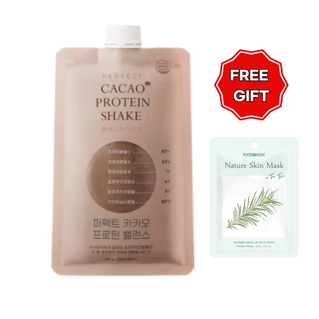 パーフェクトカカオプロテイン バランス(40gx7ea)+FREE GIFT(マスクパック)