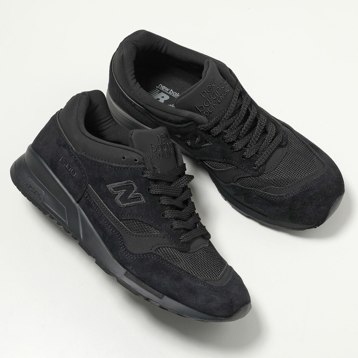 New Balance ニューバランス スニーカー U1500KKL レディース ローカット スウェード ロゴ 刺繍 シューズ 靴 ブラック