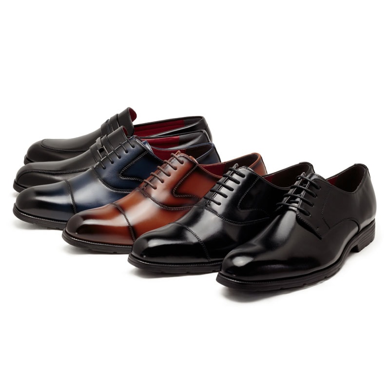 Uomo forte ビジネスシューズ 天然皮革 革靴 本革 メンズ プレーントゥ ストレートチップ ビット ローファー ブラック ブラウン ネイビー 全6種類 25cm 25.5cm 26cm 26