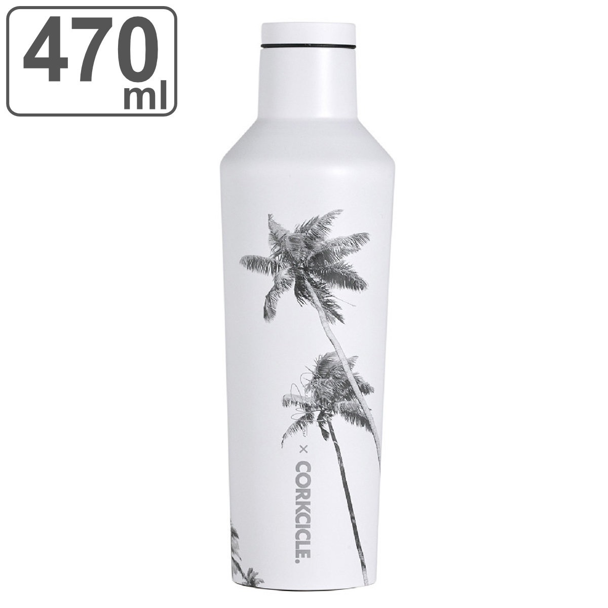 水筒 470ml 保温 保冷 CORKCICLE COREY WILSON CANTEEN Palm 16oz コークシクル コリーウィルソン キャンティーン パーム 直飲み ステンレスボトル