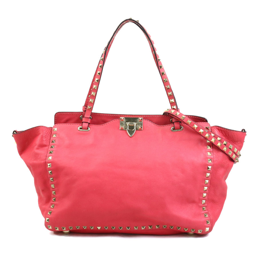 ヴァレンティノ ガラヴァーニ Valentino Garavani ハンドバッグ ショルダーバッグ レザー ピンク レディース 56331a