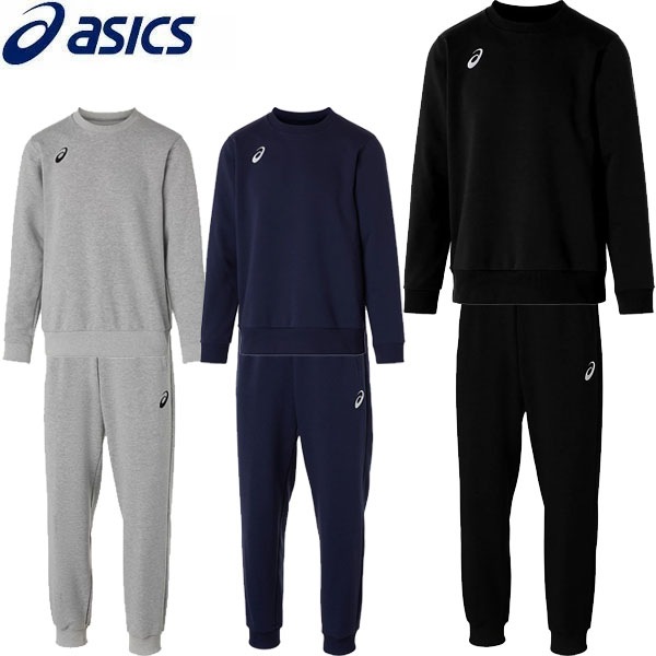 上下セット アシックス asics スウェットクルートップ スウェットパンツ トレーニング メンズ 2031E956 2031E957