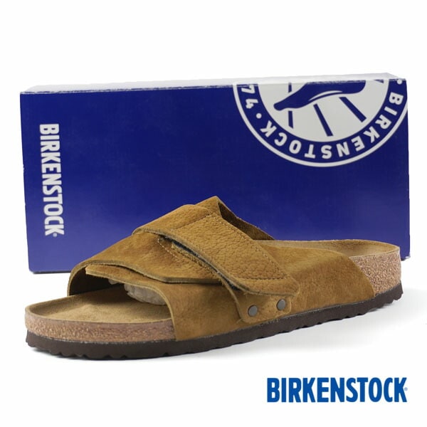 ビルケンシュトック BIRKENSTOCK Classic Kyoto 1020460 キョウト サンダル ナロー幅 ヌバックレザー 茶 メンズ 本革 日本正規品 カジュアル おしゃれ シンプル アウ