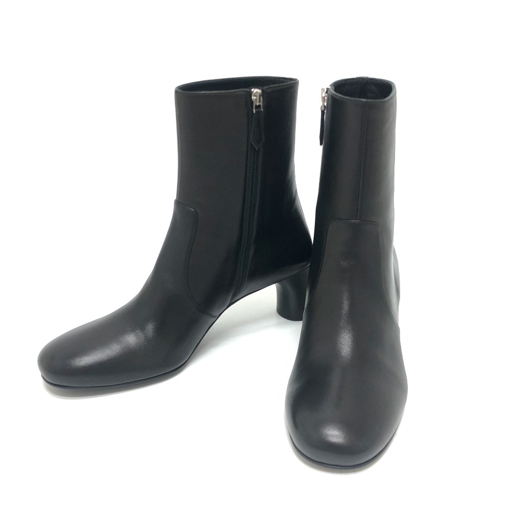 ブーツ リサ 55 リサ シューズ 靴 アンクルブーツ ショートブーツ ショート レザー ブラック