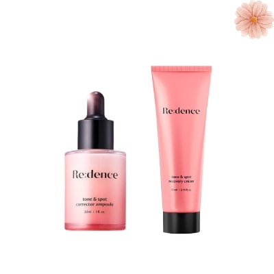 トーン＆スポットアンプル+クリーム(80ml)セット /美容液/睡眠保湿クリーム/韓国/スキンケア/チェリー/2種セット/保湿/シミ/くすみ/鎮静/トーンアップ/