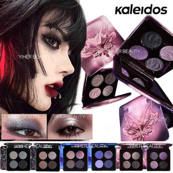 Qoo10] Kaleidos 【ヒット商品】アイシャドウ 4色 スモー