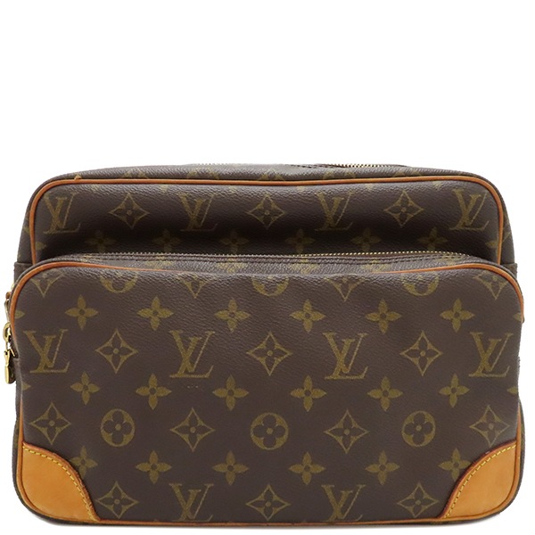ルイヴィトン LOUIS VUITTON ショルダーバッグ ナイル モノグラムキャンバス モノグラム ゴールド金具 茶 斜め掛け M45244 AR0021【中古】